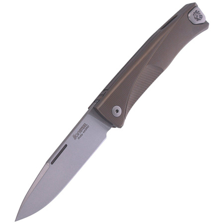 Nóż składany LionSteel Thrill Titanium Bronze / Satin Blade (TL BR)