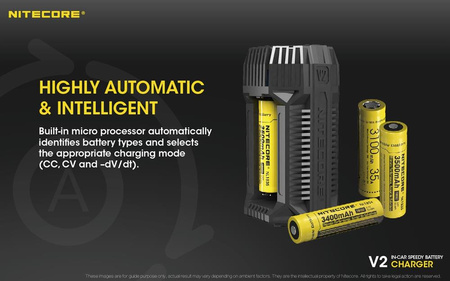 Ładowarka do akumulatorów - Nitecore V2