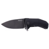 Nóż składany LionSteel KUR Black G10, Black Stonewashed Sleipner by Molletta (KUR BBK)
