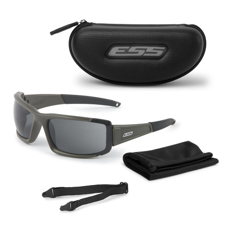 ESS - Okulary taktyczne CDI MAX - Matte Olive - Smoke Gray - EE9003-03