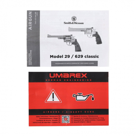 Smith&Wesson - Rewolwer wiatrówka M29 4,5 mm 6,5" z kaburą