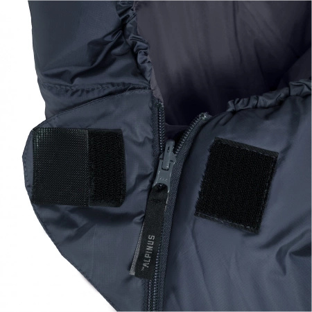 Alpinus - Śpiwór Fiber Pro 1100 dla praworęcznych - szary