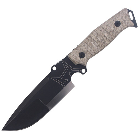 Nóż surwiwalowy FOX Sherpa Canvas Micarta 140mm (FX-610)