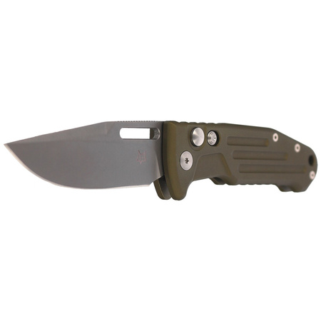 Nóż FOX New Smarty OD Green Aluminium, Stonewashed N690Co by Stefano De Lorenzii (FX-503 ALOD)