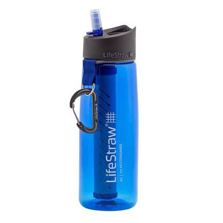 Butelka z filtrem do wody z 2-stopniową filtracją LifeStraw Go 0.65L - Blue