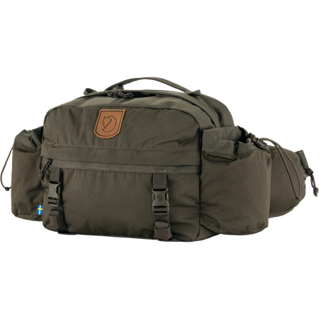 Fjallraven - Torba biodrowa Singi Hip Pack 10 - Dark Olive