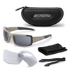 ESS - Okulary taktyczne CDI MAX - Terrain Tan - Przezroczyste / Przyciemniane - 740-0457