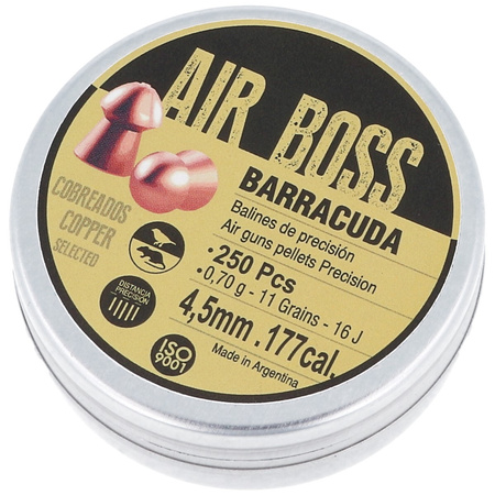 Apolo - Śrut Air Boss Barracuda Copper 4.5 mm, 250 szt. 070.g/ 11.0gr (30003)