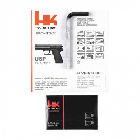 Heckler&Koch - Replika pistolet ASG H&K USP 6 mm CO2