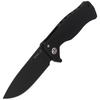 Nóż składany LionSteel SR Flipper Aluminum Black / Black Blade (SR11A BB)