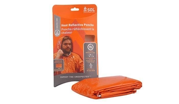 SOL - Poncho termiczne przeciwdeszczowe - Heat Reflective Poncho - 0140-6001