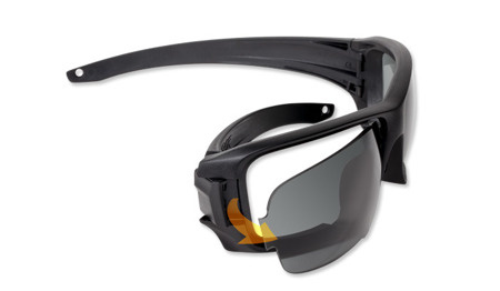 ESS - Okulary taktyczne Rollbar Contract Subdued Logo Kit - Czarny - Clear / Smoke Gray - EE9018-02