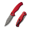 Nóż składany Civivi Stormhowl Red Aluminum, Damascus (C23040B-DS1)