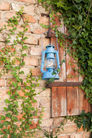 Lampa naftowa - Feuerhand Hurricane Lantern 276 - Pastel Blue
