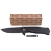 Nóż składany LionSteel SR Flipper Aluminum Black / Black Blade (SR11A BB)