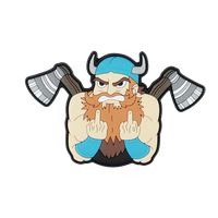 101INC - Naszywka 3D Angry Viking