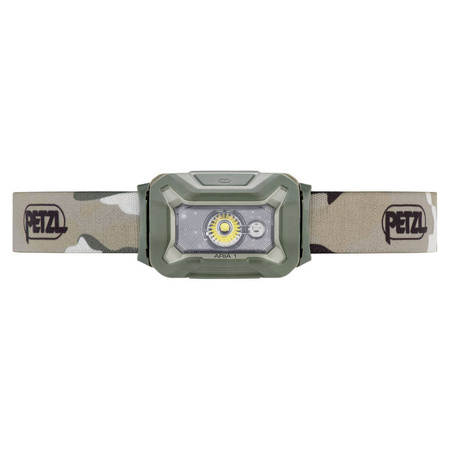 Petzl - Latarka czołowa LED Aria 1 - 350 lm - RGB - Zielona-Kamuflaż
