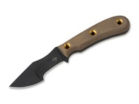 Böker Plus - Nóż Micro Tracker Brown Micarta, Black 1095 by Dave Wenger (02BO076)