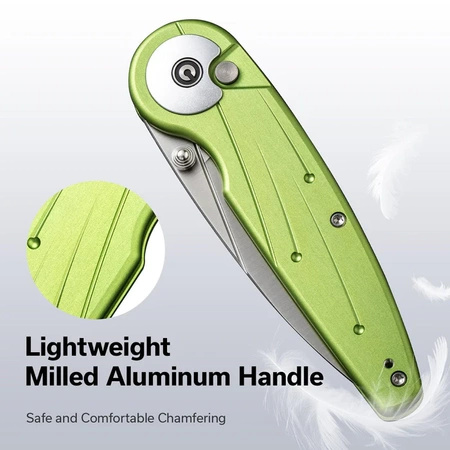 Nóż składany Civivi Starflare Lime Green Aluminium, Satin Nitro-V (C23052-3)