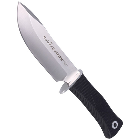 Nóż Muela Full Tang, ABS-Black, Lether (ABORIGEN-13G)