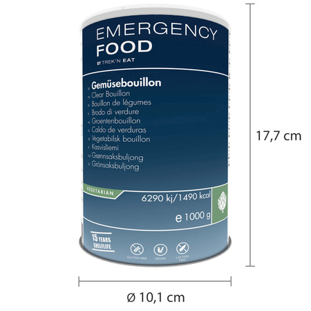 Trek'n Eat - Emergency Food - Bulion warzywny 1000g (236 porcji)
