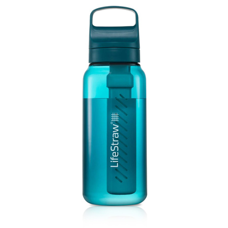 Butelka z filtrem dwustopniowym LifeStraw Go 2.0 - 1L Laguna Teal