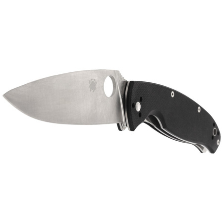 Nóż składany Spyderco Resilience G-10 Black Plain - C142GP