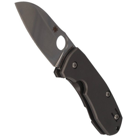 Nóż składany Spyderco Techno 2 Titanium Plain (C158TIP2)