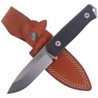 Nóż LionSteel Bushcraft Black G10 / Stone Washed (B41 GBK)