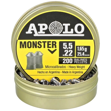 Apolo - Śrut Monster 5.52 mm, 200 szt. 1.65g/25.4gr (19931-2)