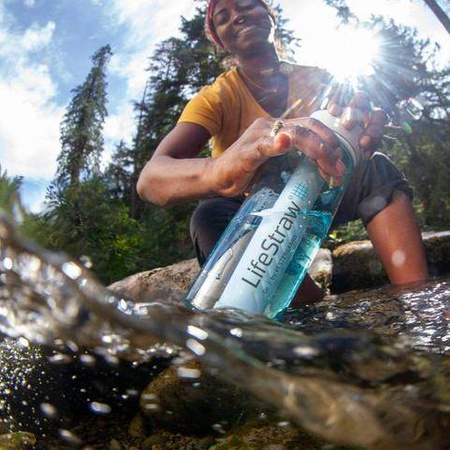 Butelka z filtrem do wody z 2-stopniową filtracją LifeStraw Go 0.65L - Alpine Green