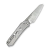 Nóż składany Civivi Vision FG Clear Lexan, Satin / Stonewashed Nitro-V by Snecx Tan (C23036-7)