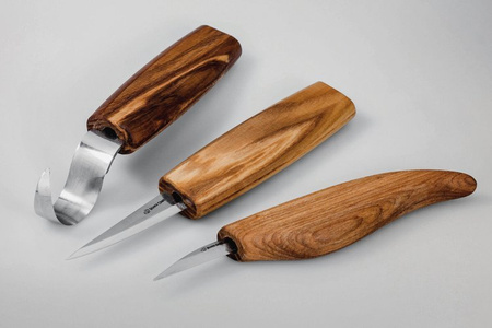 Zestaw noży do rzeźbienia - BeaverCraft S17 - Extended Spoon and Whittle Knife Set