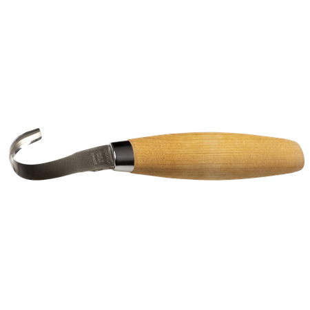 MORAKNIV - Nóż łyżkowy do rzeźbienia Mora Hook Knife 162 Double Edge (S) ze skórzaną pochwą