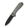 Nóż składany CIVIVI Button Lock Elementum II Gray Aluminium, Black Stonewashed Nitro-V (C18062PD-1)