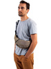 Ticket To The Moon - Torba biodrowa Sling Bag Premium - Beige