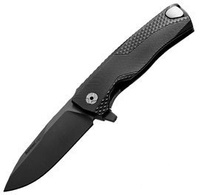 Nóż składany LionSteel ROK Aluminium Black / Black Blade (ROK A BB)
