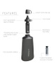 Filtr do wody LifeStraw Peak Series Flex Squeeze Bottle 650ml - Dark Gray