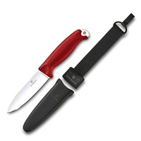 Victorinox - Nóż outdoorowy Venture - Sandvik 14C28N - Czerwony - 3.0902