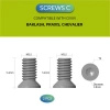Śruby do klipsa Civivi Satin Stainless Steel T6 3.8 mm - 10 szt. (CA-12A)