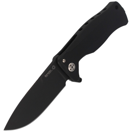 Nóż składany LionSteel SR Flipper Aluminum Black / Black Blade (SR11A BB)