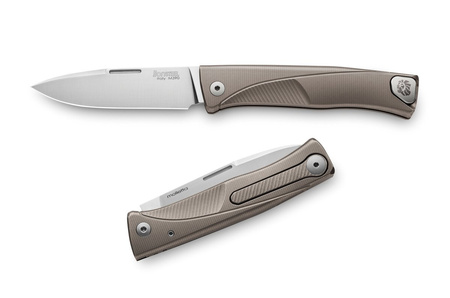 Nóż składany LionSteel Thrill Titanium Bronze / Satin Blade (TL BR)