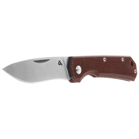Nóż składany BlackFox Ciol Brown Canvas Micarta, Stonewashed 440C by Denis Simonutti  (BF-748 MIB)