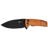 Nóż składany Sencut Sachse Guibourtia Wood, Black Stonewashed 9Cr18MoV (S21007-6)