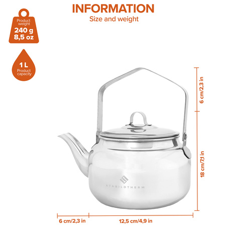 Stabilotherm - Czajnik na ognisko Coffee Pot - 1,0L 