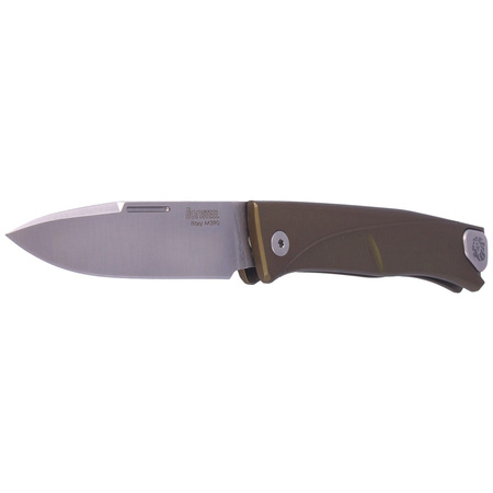 Nóż składany LionSteel Thrill Green Aluminium, Satin M390 by Molletta (TL A GS)