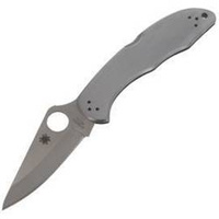 Nóż składany Spyderco Delica 4 Stainless Steel Plain (C11P)