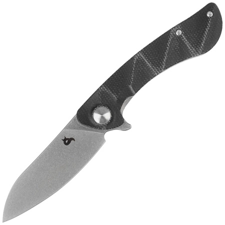 Nóż składany BlackFox Dripper Black canvas Micarta, Stonewashed VG10 (BF-771 MB)