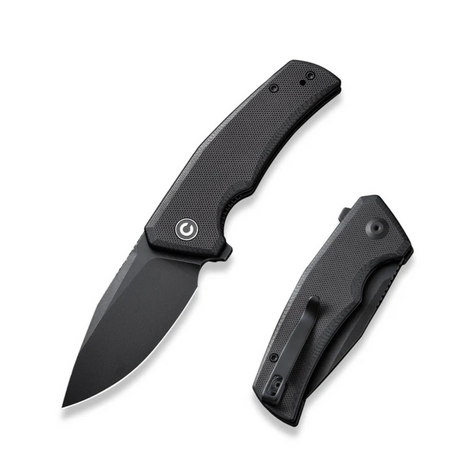 Nóż składany Civivi Regulatron Black G10, Black Stonewashed Nitro-V (C23006-1)