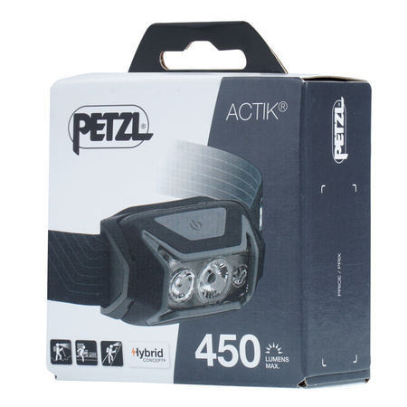 Petzl - Latarka czołowa Actik - 450 lm - Szara